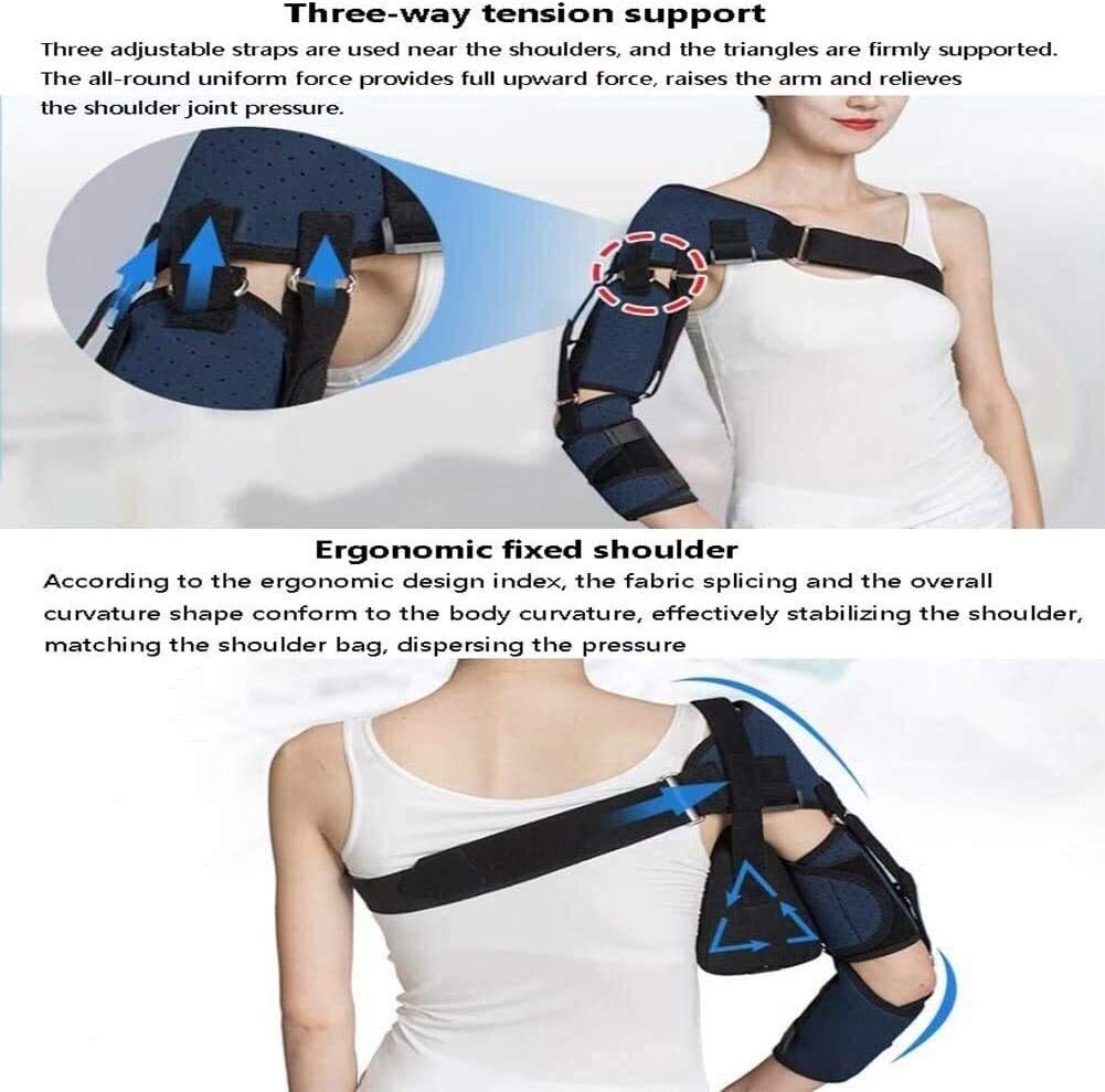 Soportes de Hombro multifunción, Soporte de articulación de subluxación de Hombro, Soporte de Manga de compresión para Brazo, Soporte de Almohadilla de Hombro portátil para Mujeres y Hombre