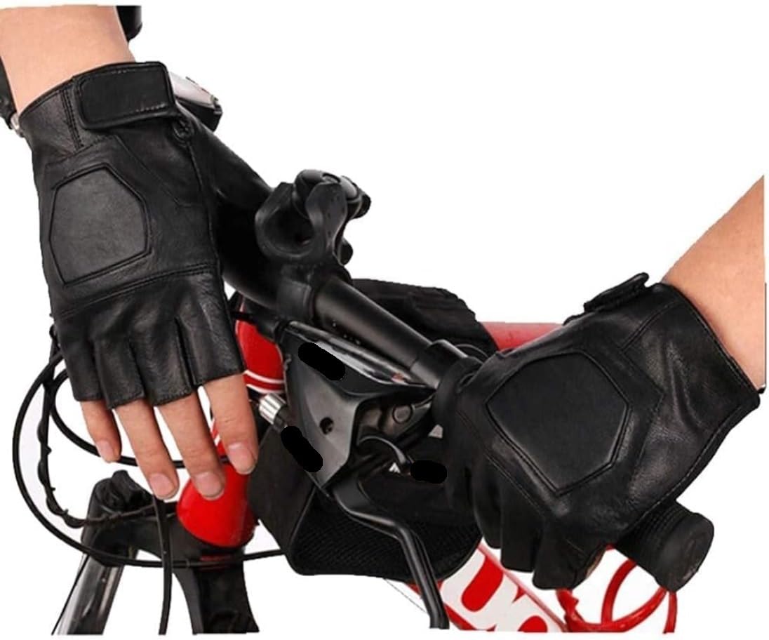 Guantes de ciclismo para hombre, antideslizantes, transpirables, de medio dedo, guantes de ciclismo al aire libre, guantes de ciclismo