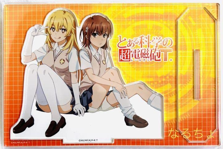 御坂美琴 食蜂操祈 アクリルスタンド とある科学の超電磁砲 TSUTAYA限定 アクリルスタンド御坂美琴