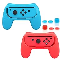 Vista 1 de FASTSNAIL Grips Compatible with Nintendo Switch for Joy Con & OLED Model for Joycon, Wear-resistant Handle Kit Compatible with Joy Cons Controllers