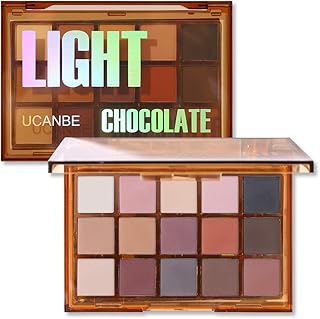 Paleta de maquillaje UCANBE de 15 sombras de ...