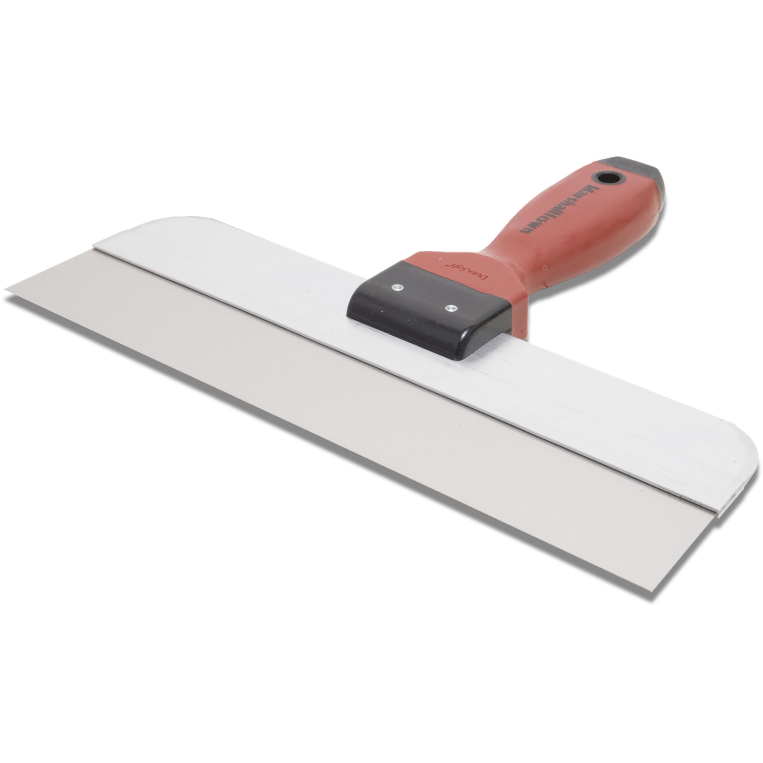 Espátula de superficie estrecha de Marshalltown con mango DuraSoft de acero inoxidable, herramienta para yeseros y pintores, tamaño de la espátula: 305x57 mm