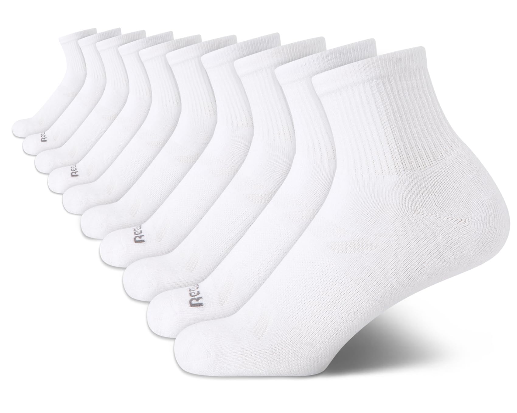 Reebok Womens Crew Socks Moisture Wicking Cushioned Mid Calf sold price at auction in Canada