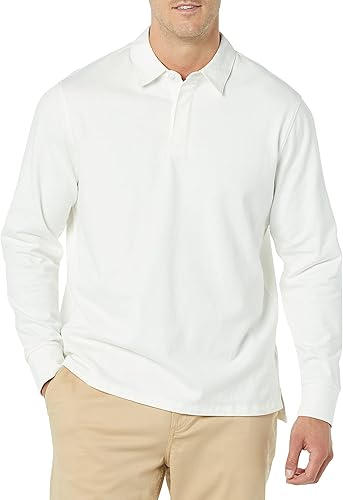 Tienda Essentials Men's Organic Cotton Long Sleeve Rugby Top (Previously Tienda Aware)