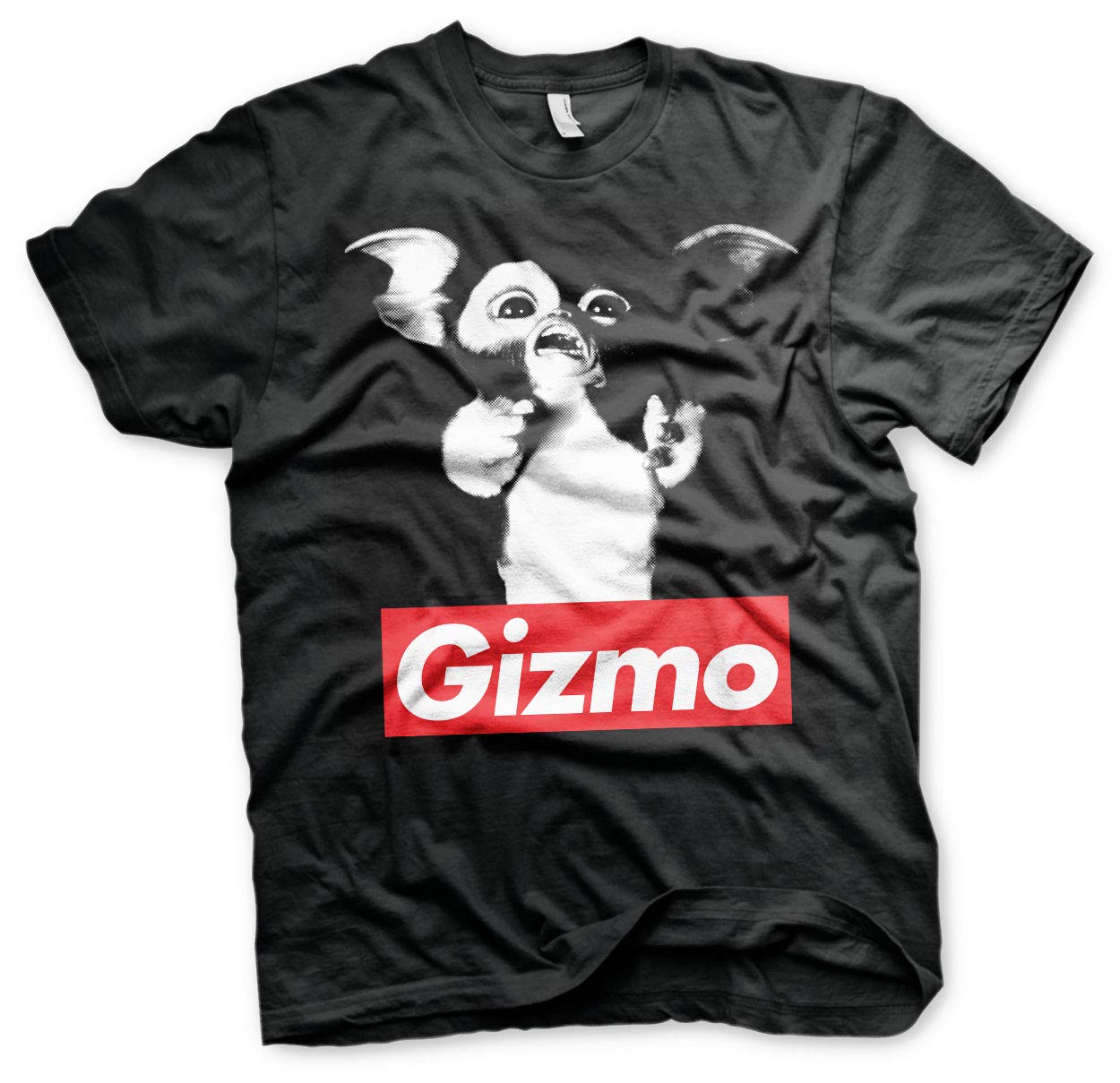 Gremlins Men's Black Officially Licensed Gizmo T-Shirt (Black), Large