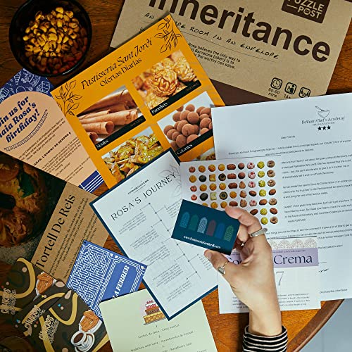 Unique Escape Room In An Envelope | Great For Groups - Families & Friends | Perfect For Games Night | Escape Room In A Box | Puzzle Mystery Game - The Inheritance