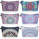 6 Pieces Makeup Bag Toiletry Pouch Waterproof Cosmetic Bag with Zipper Travel Packing Bag 8.7 x 5.3...