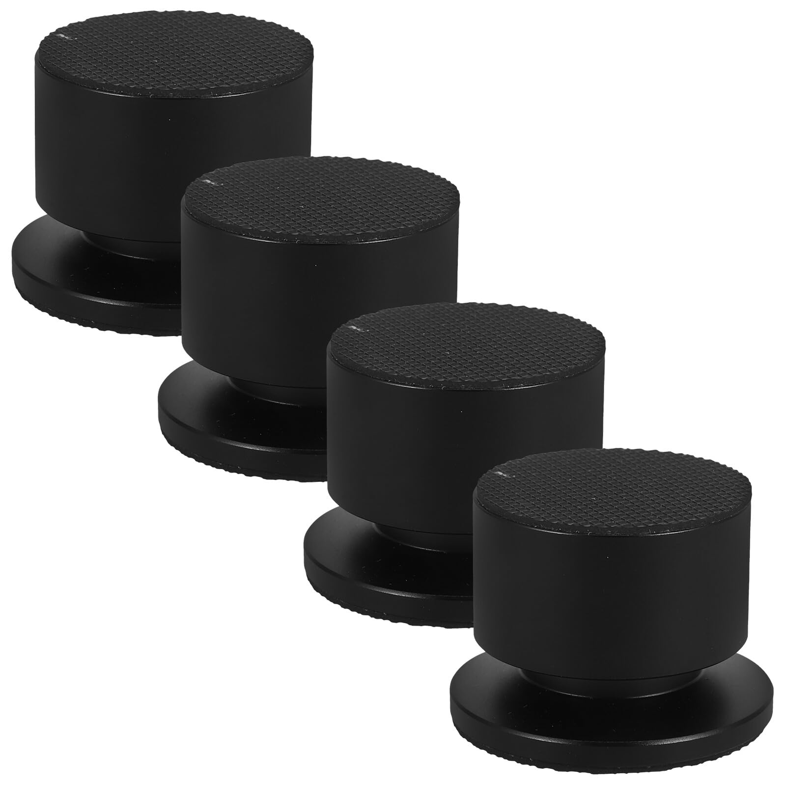 Veemoon 4 Piedini Antivibrazione per Altoparlanti Audio Cuscinetti Isolanti a Punta in Nero Piedini Ammortizzanti per Ricevitori e Giradischi Riduzione Vibrazioni per Sistemi Hifi e