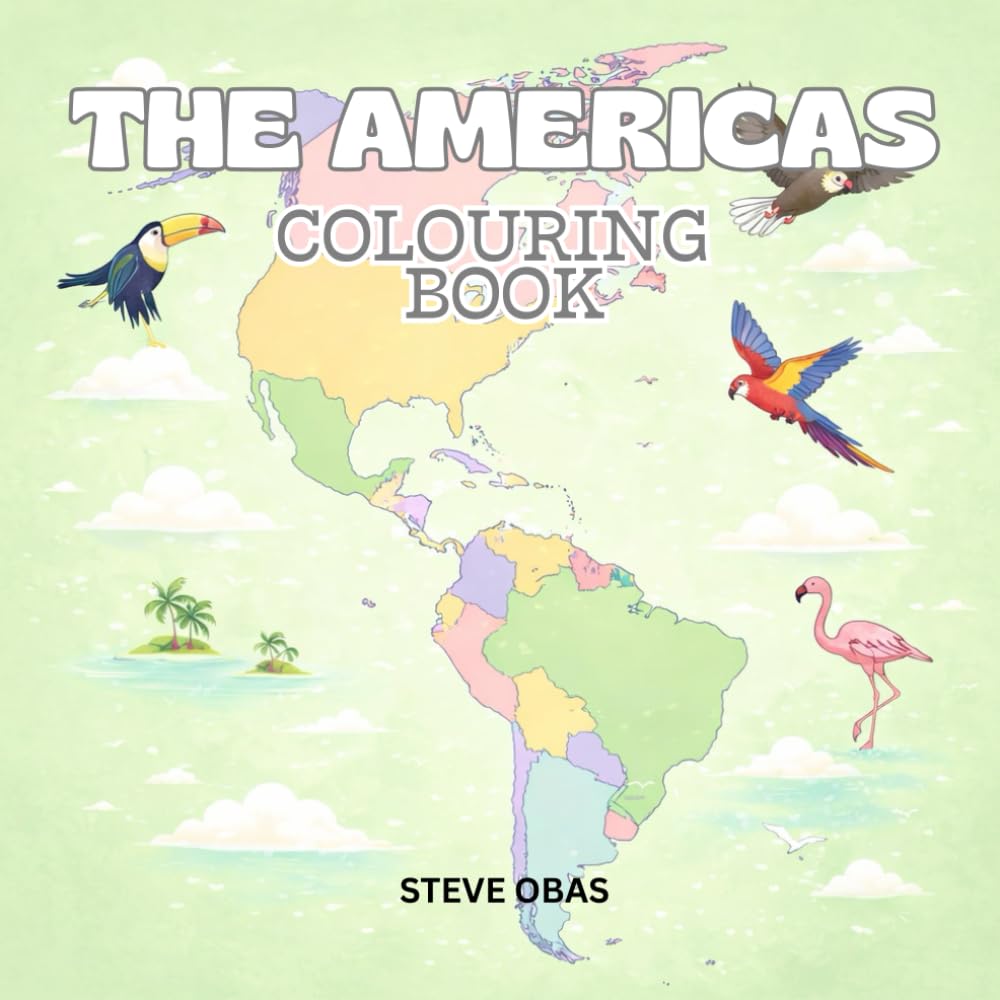 THE AMERICAS: COLOURING BOOK (Little Globe Explorers)