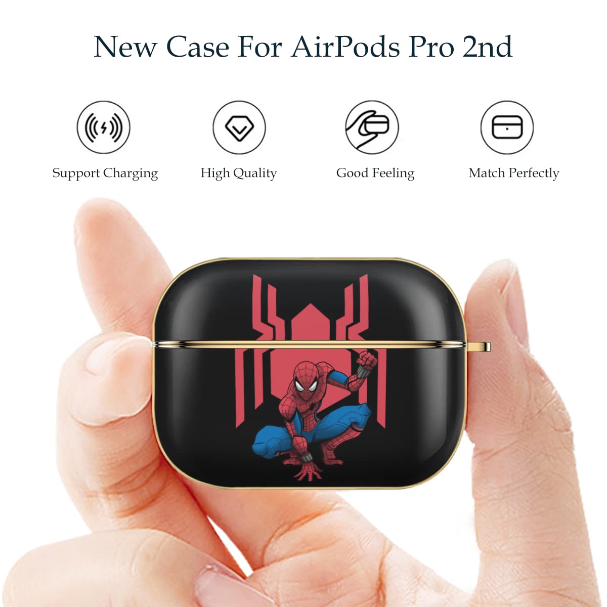Amazon | スパイダーマン AirPods Pro 2ケース スパイダーマン AirPods