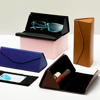【完売品】DECi Lamb Snap Glass Case CestAntiQ, Leather Sunglasses Case Genuine Eyeglass Reading