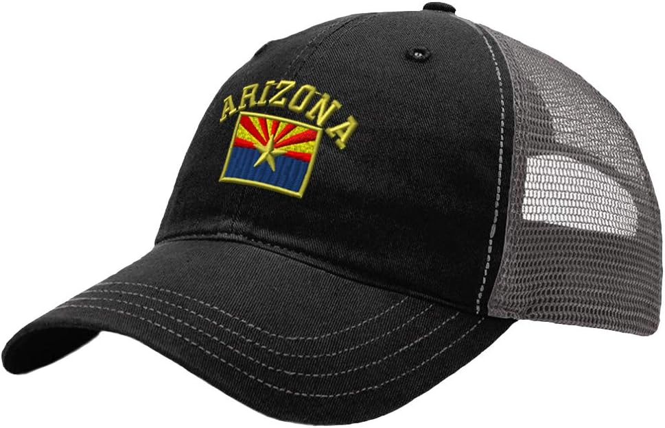Richardson Trucker Mesh Hat Arizona State Flag Letters Embroidery Snapback