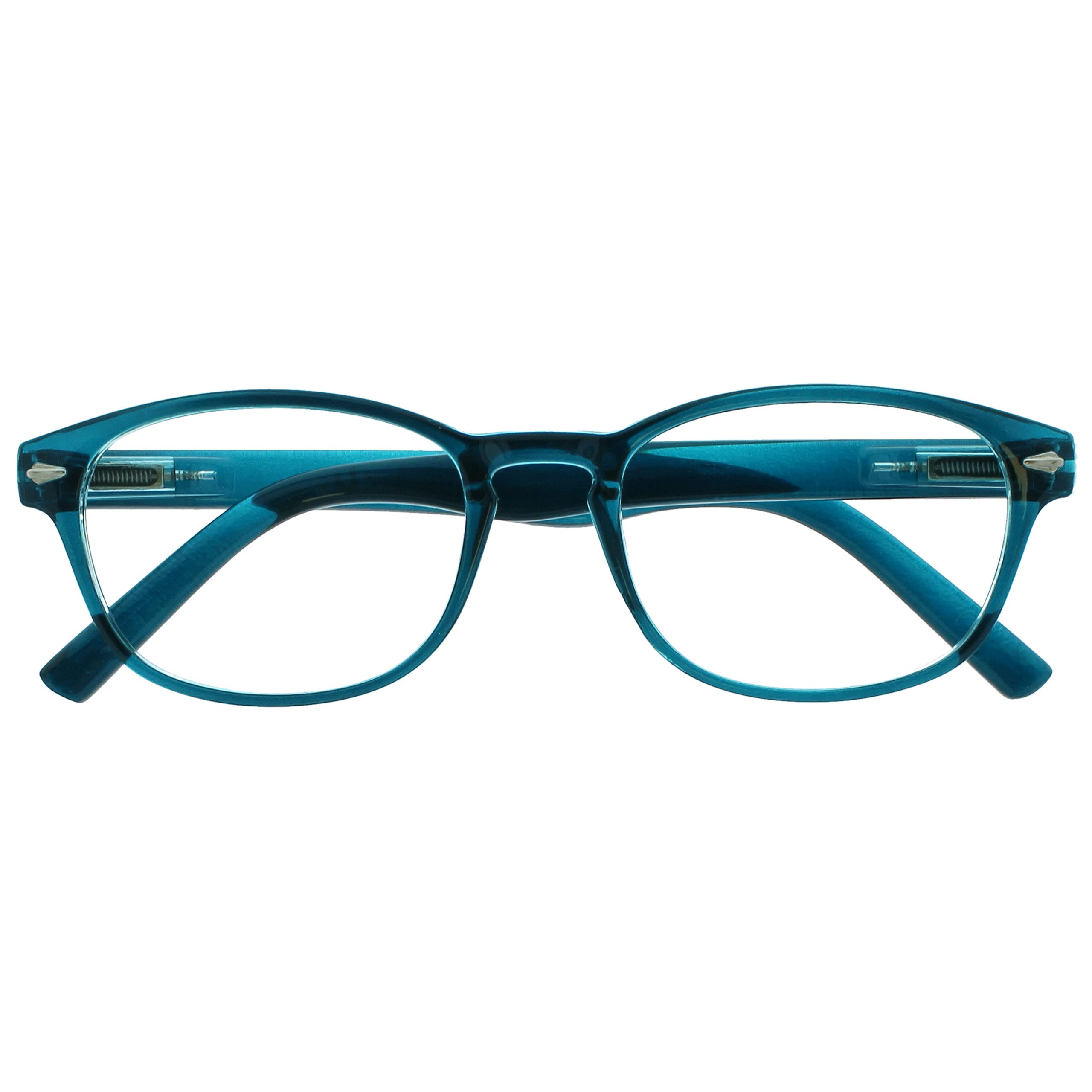 OPULIZE The Reading Glasses Company Sea Blue Readers Womens Mens Spring Hinges R76-3 +2.50