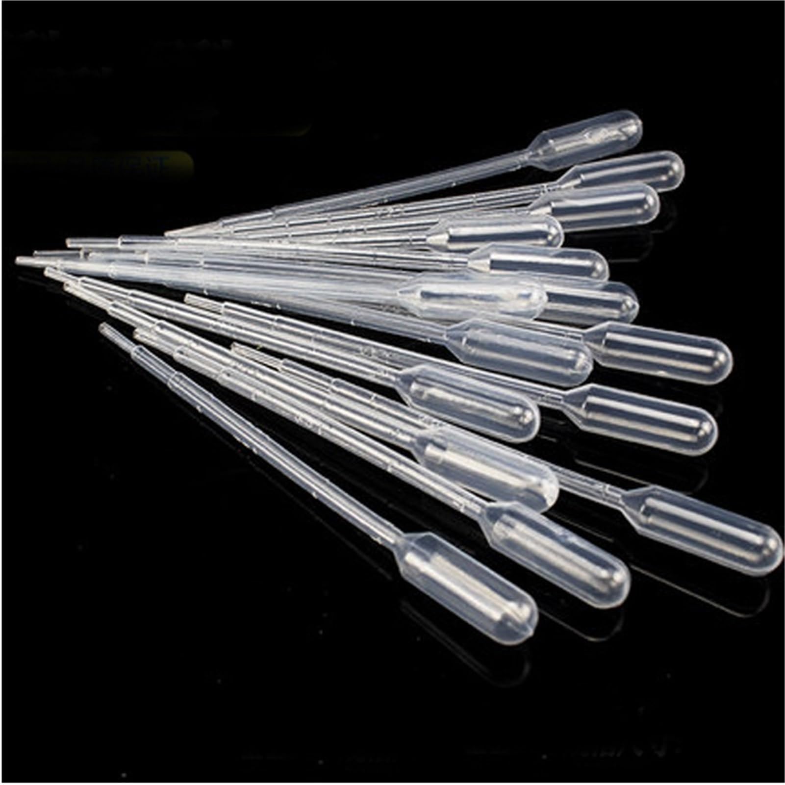 1000 teile/paket Kunststoff Pipetten Einweg Graduierte Pasteur Pipette Dropper Polyethylen Make-Up Labor Werkzeuge(1ml)