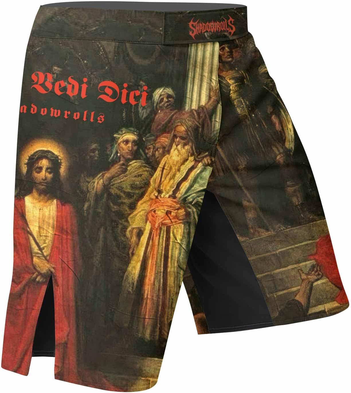Christian Fight Shorts for Men – Faith-Inspired MMA & BJJ Shorts for Grappling, Muay Thai, Boxing & Training