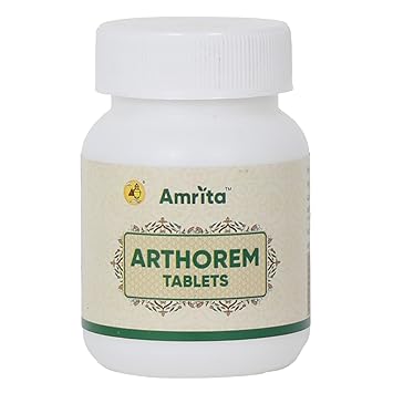 Amrita Arthorem Tablets | 60 Tablets | Proven Ayurvedic Care for Pain Relief | Restores Mobility |