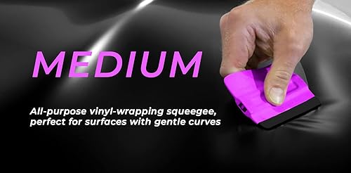 Miniatura 8 de VViViD + Envoltura de vinilo ultra brillante (1.5 pies x 5 pies), color morado caramelo + escobilla magnética 3 piezas (duro, mediano y suave) - M0