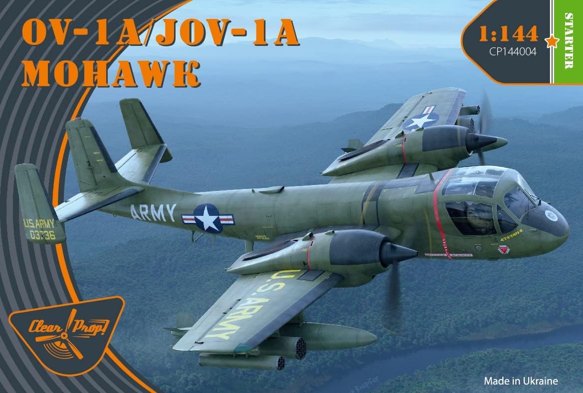 Clear Prop CP144004 - 1/144 OV-1 A/JOV-1A Mohawk, STARTER KIT, scale model kit