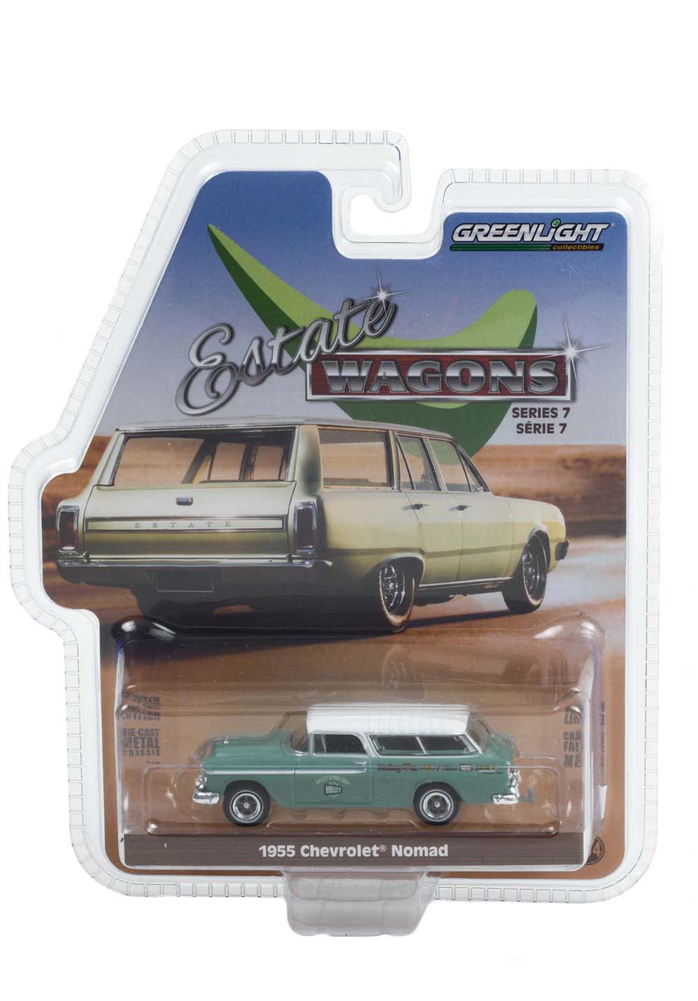 Greenlight 1:64 Estate Wagons Series 7 - 1955 Nomad - Holley Speed Shop 36040-A [Shipping from Canada]