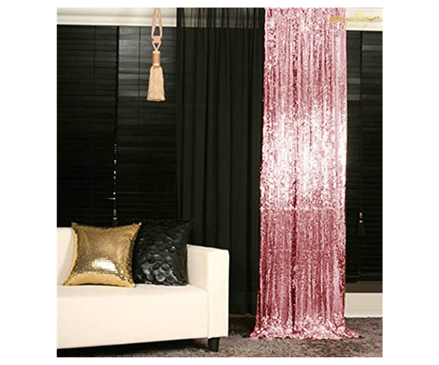 Pink Sparkle Curtains Curtains & Drapes 2023