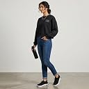 HANDBIRD Women's Lightweight Knit Sneakers, Black, Lace-Up, Running, Gym and Walking Casual Sports Shoes gallery image