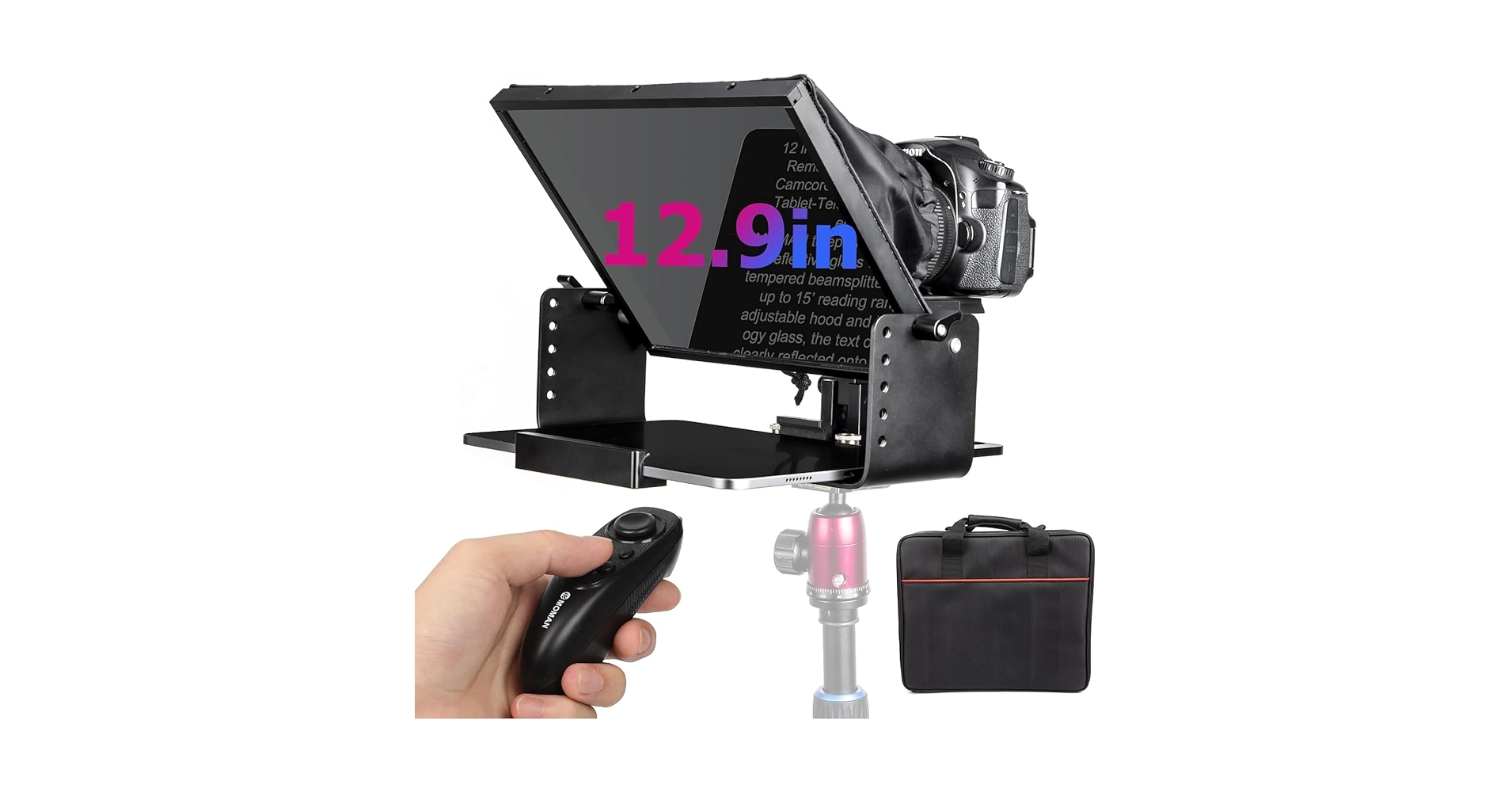 Amazon.com : Moman Professional Teleprompter Kit iPad/Tablet
