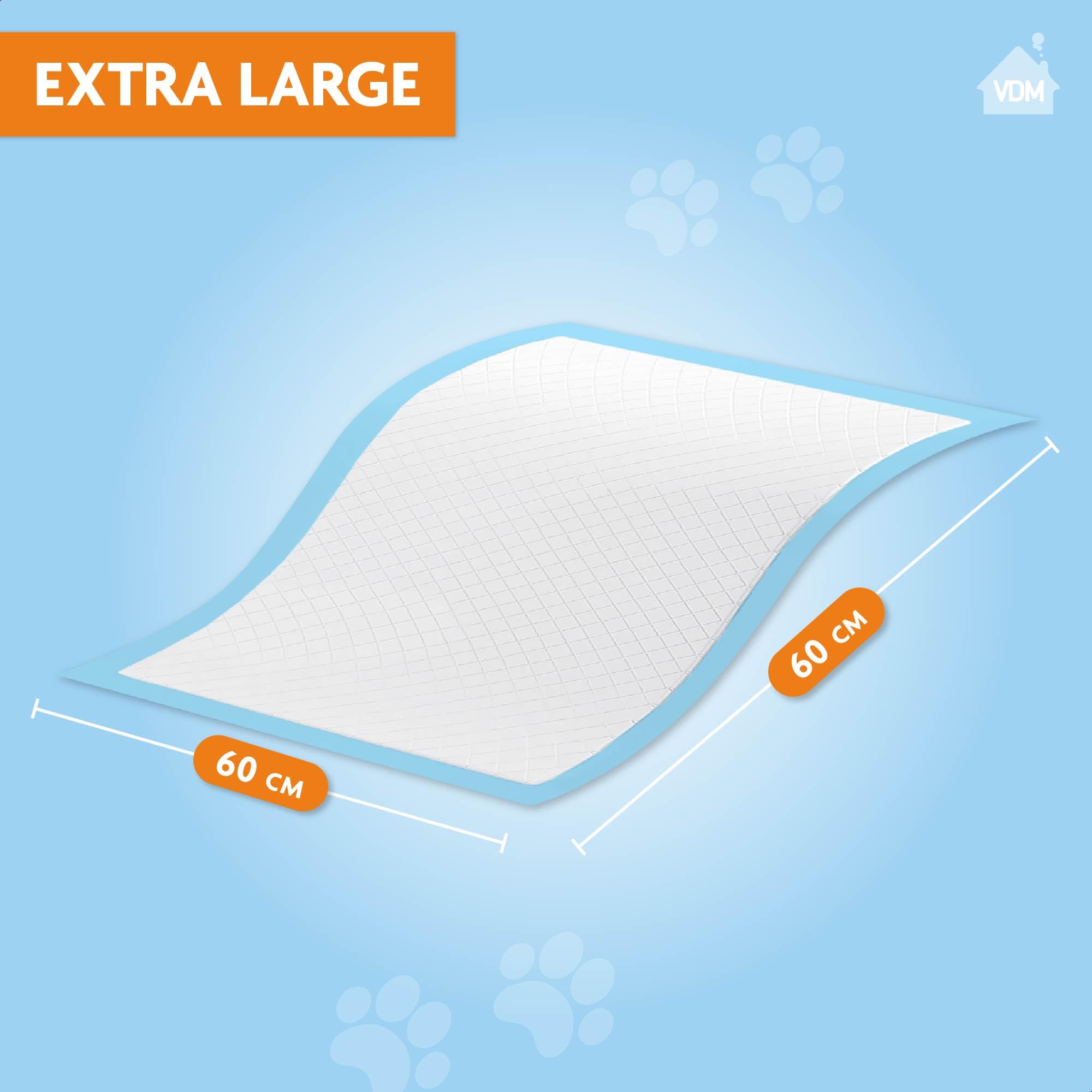 Hunde Trainingspads – 100 Stück – Stubenreinheitstraining – Hundetoilette – 60 x 60 cm – Trainingsunterlagen für Hunde – Haustiererziehung