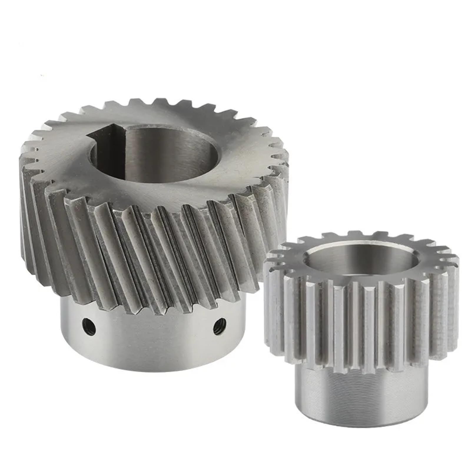 Links Schrägverzahntes Zahnrad 1,25 M 25 Zähne 30T 60T Bohrung 14mm 16mm 20mm 22mm 1 Stücke(1.25M30T-25mm-45mm)