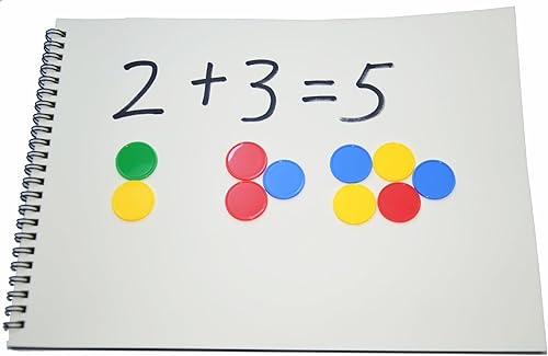 Vista 122 de SmartDealsPro juego de 100 fichas de aprendizaje de plástico opaco, de 1 pulgada, para juegos de fichas, minipóquer, con caja de almacenamiento