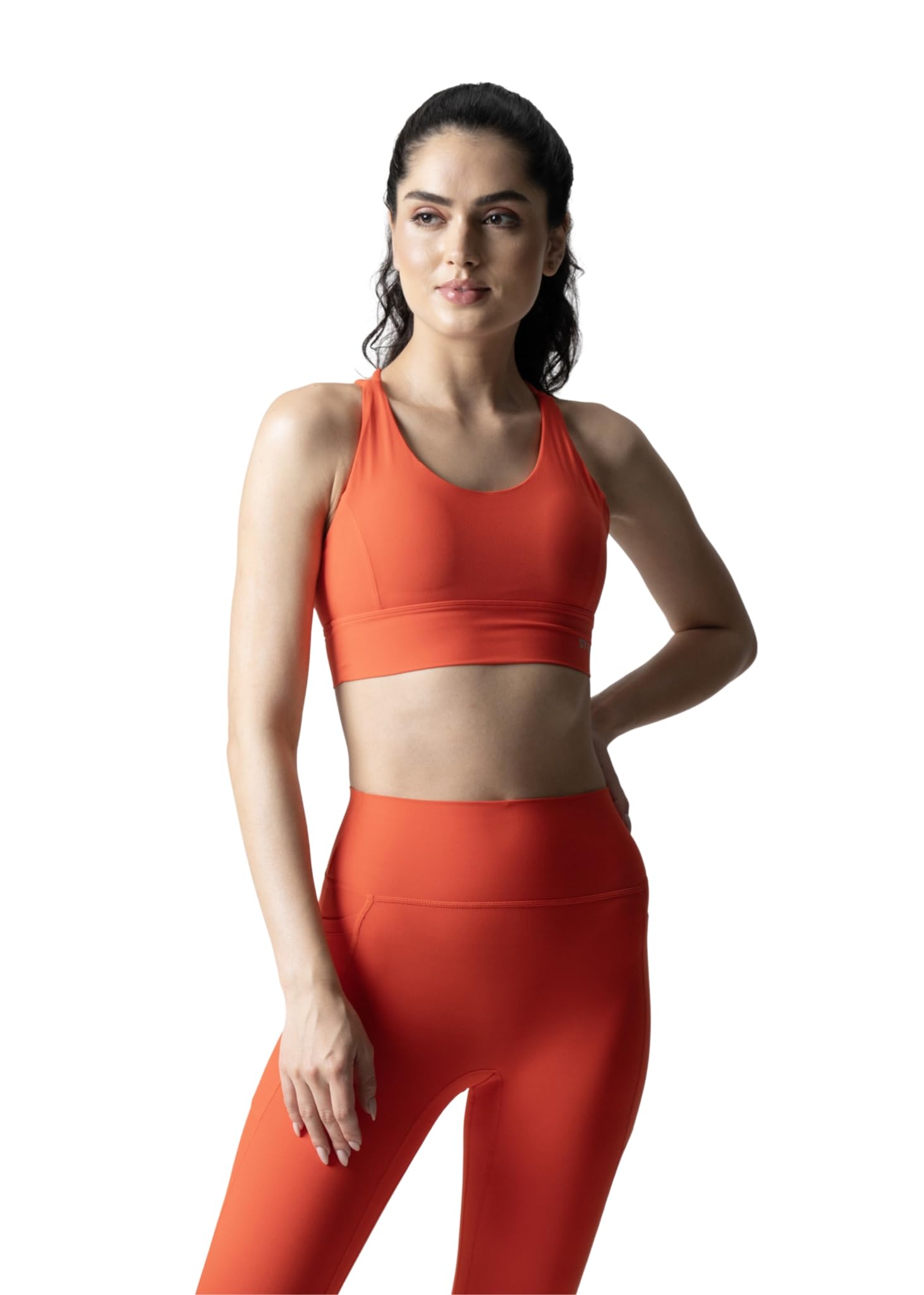strch Women's Nylon Slim Fit PowerCross Sports Bra | Seamless, Stretchable & Lightweight Activewear for Gym, Yoga, Running | Stylish & Supportive Fit-picture-33