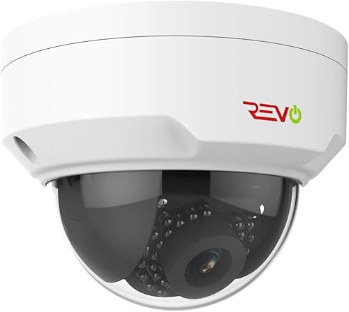 Miniatura 2 de REVO America Ultra HD 4MP IP IK10 Cámara de seguridad a prueba de vandalismo - Visión nocturna de 100 pies, IP66 resistente a la intemperie, 3DNR,