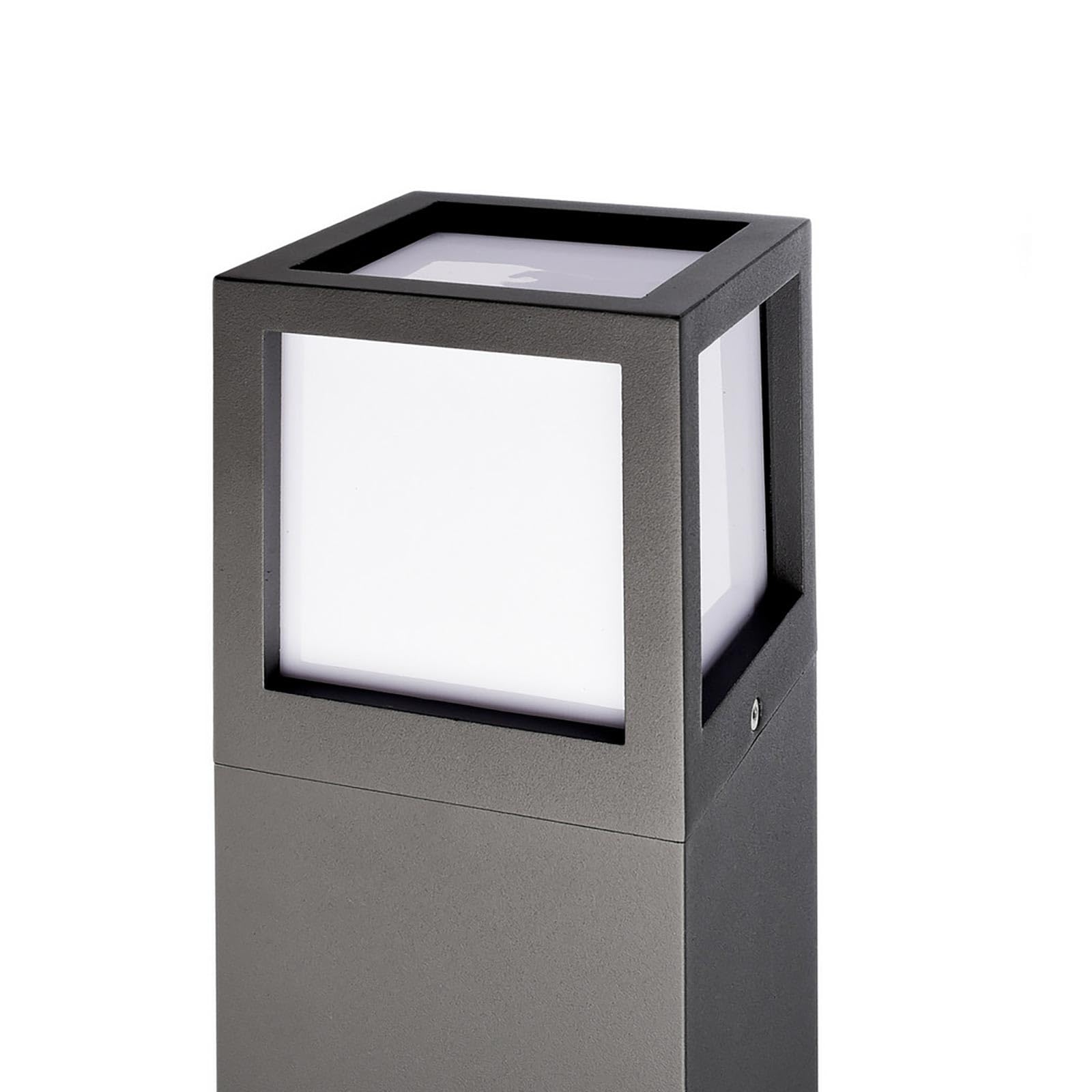 Planetitaly – FACADO – Colonnina Elettrica da Giardino LED con 2 Prese Elettriche - Torretta Illuminazione IP54, E27, 230V (1000mm)