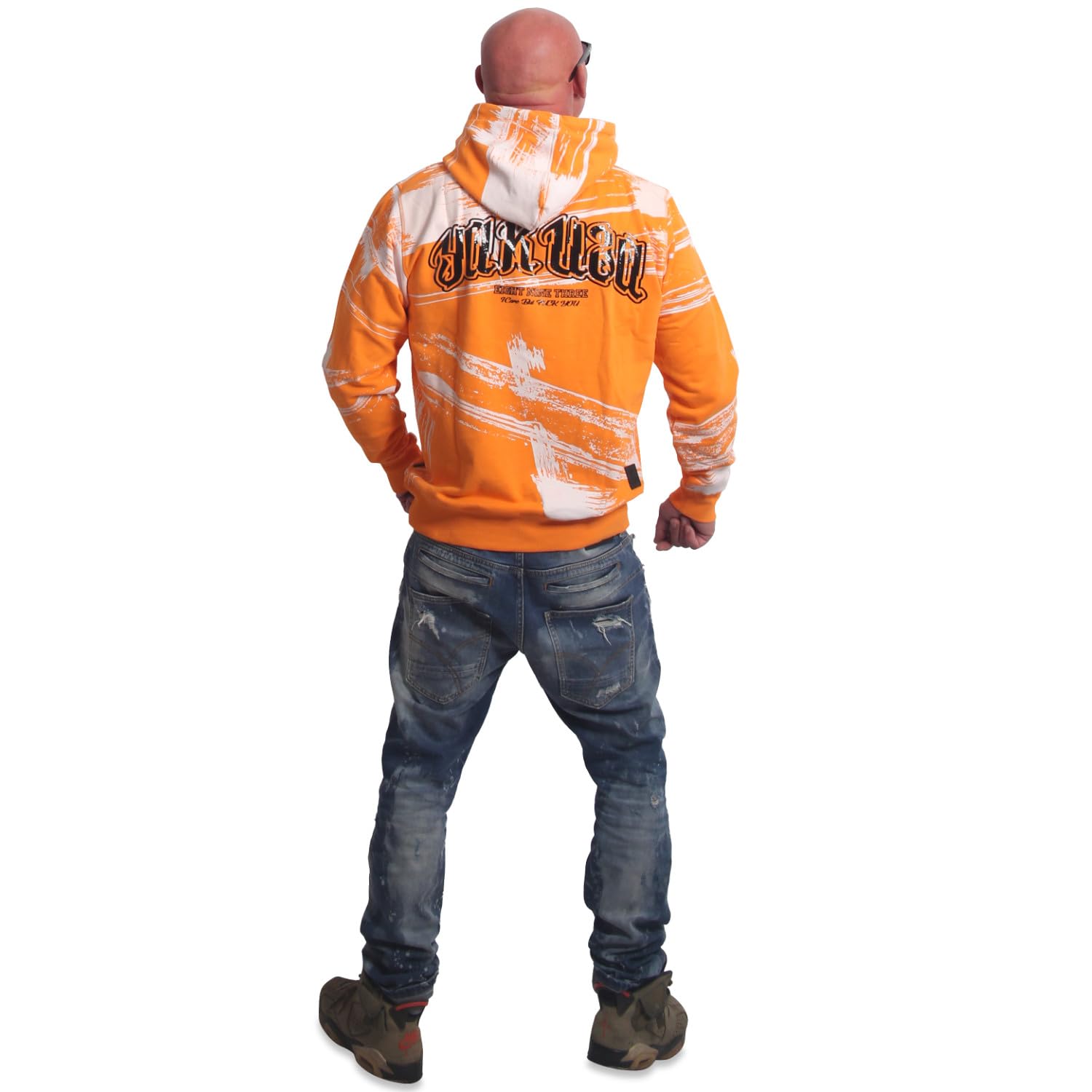 Yakuza Herren Care Allover Hoodie Kapuzenpullover