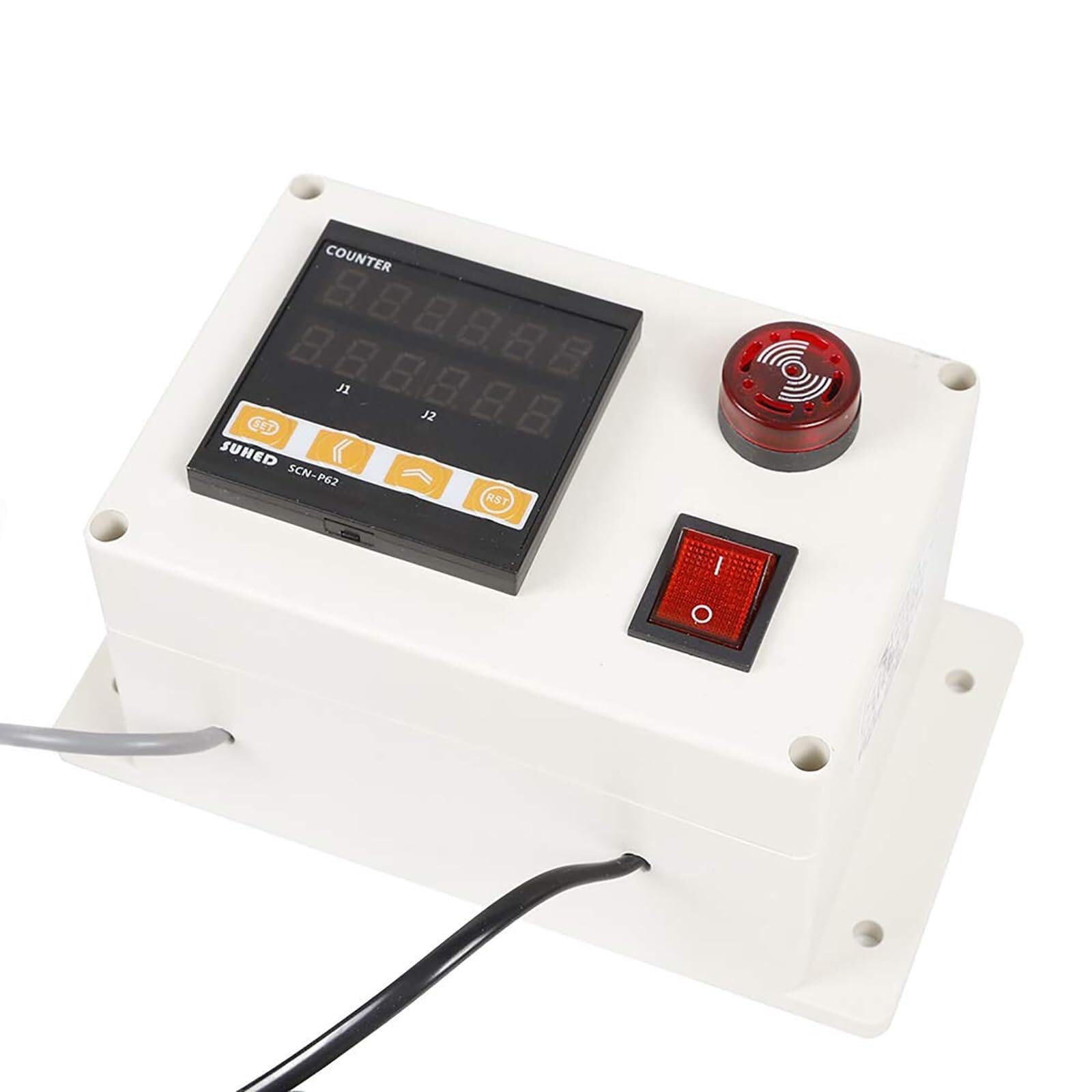 Misuratore di lunghezza digitale Telemetro digitale Contatore digitale Misuratore di distanza digitale Contatore Encoder rotativo con rotella e cicalino, intervallo di conteggio 0-999999 per