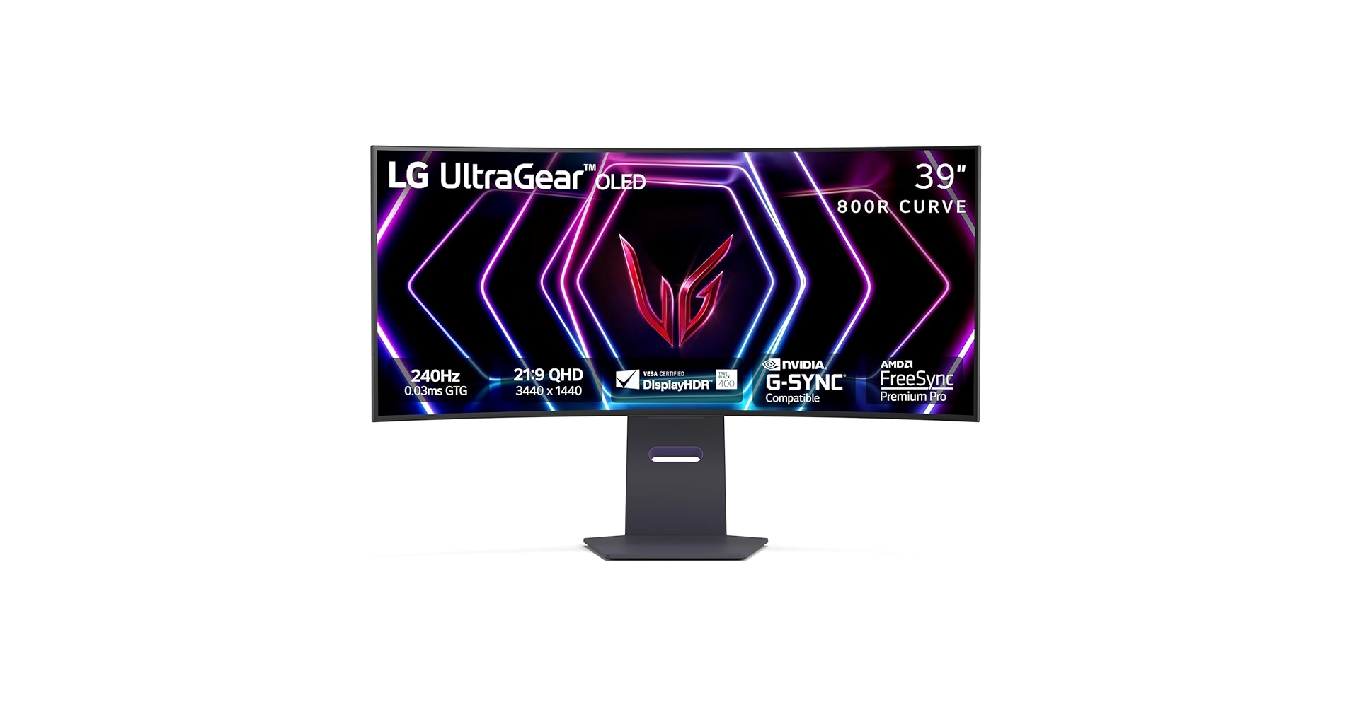 LG UltraGear 39GS95QE-B OLED湾曲ゲーミングモニター Amazon.com: LG 39GS95QE Ultragear OLED Curved Gaming Monitor