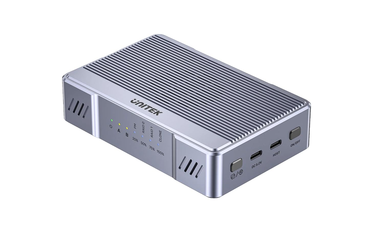 UNITEK SolidForce 20Gbps Dual Bay RAID M.2 SSD Enclosure