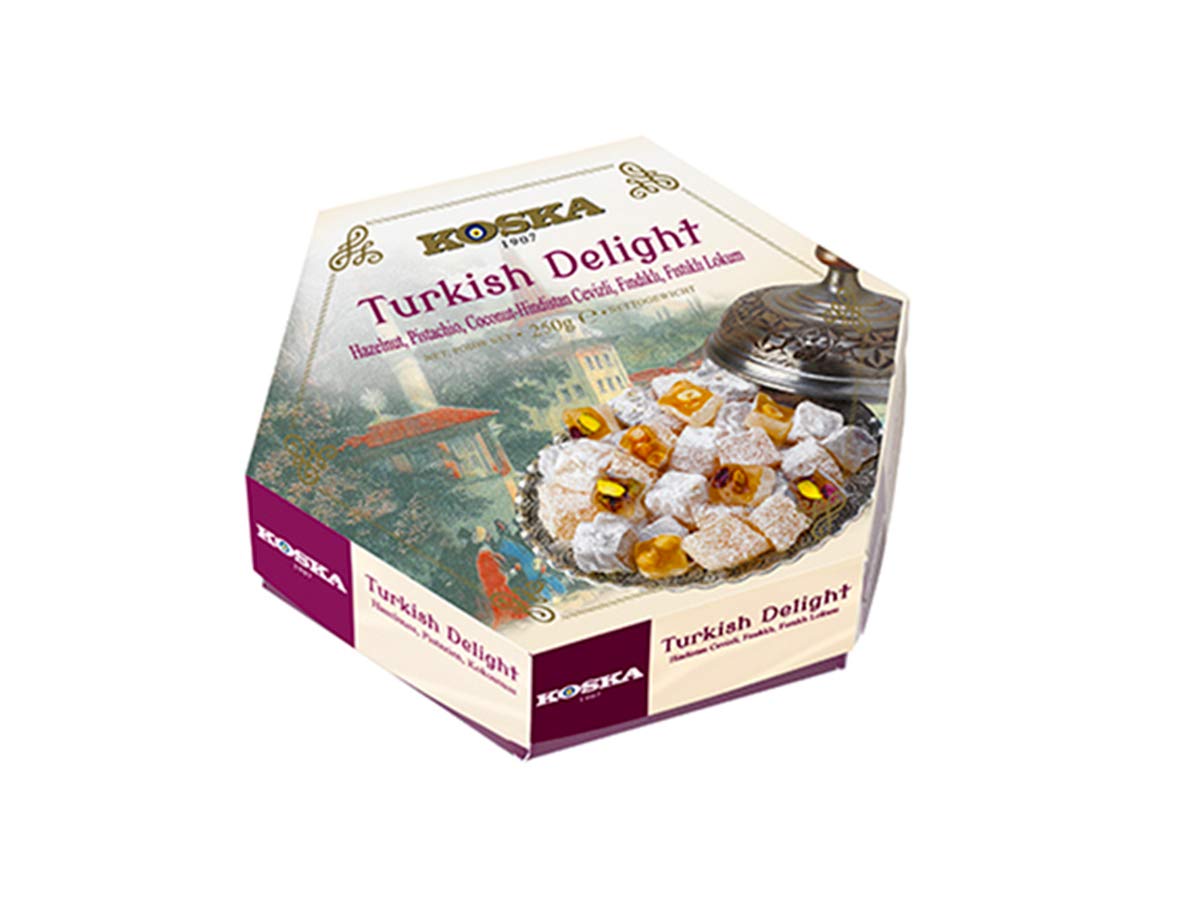 Koska 250 g Karışık Hindistan Cevizi Fındık Fıstık Lokum Klasik