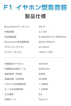 Amazon.co.jp: 【2025新登場 1台2役】 集音器 高齢者 イヤホン型