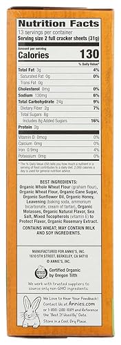 Miniatura 70 de Annie's Orgánico, paquete variado de aperitivos, conejitos cheddar y Bunny Grahams, 1 oz, 36