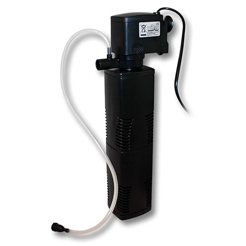 SunSun JP-025F Bomba de flujo 1600l/h 35W bomba de acuario con filtro 2 etapa y boquilla giratoria de 45º…