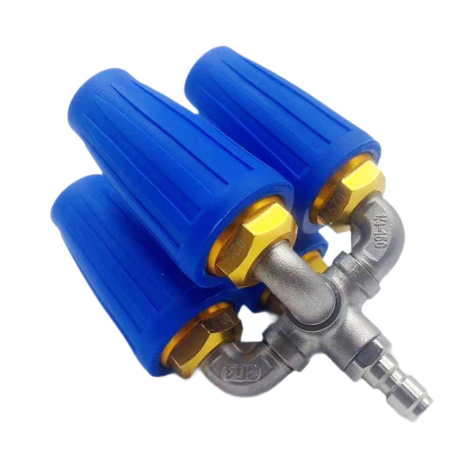 Nettoyeur haute pression 4000 PSI avec quadruple buse jet variable bleu Sharplace