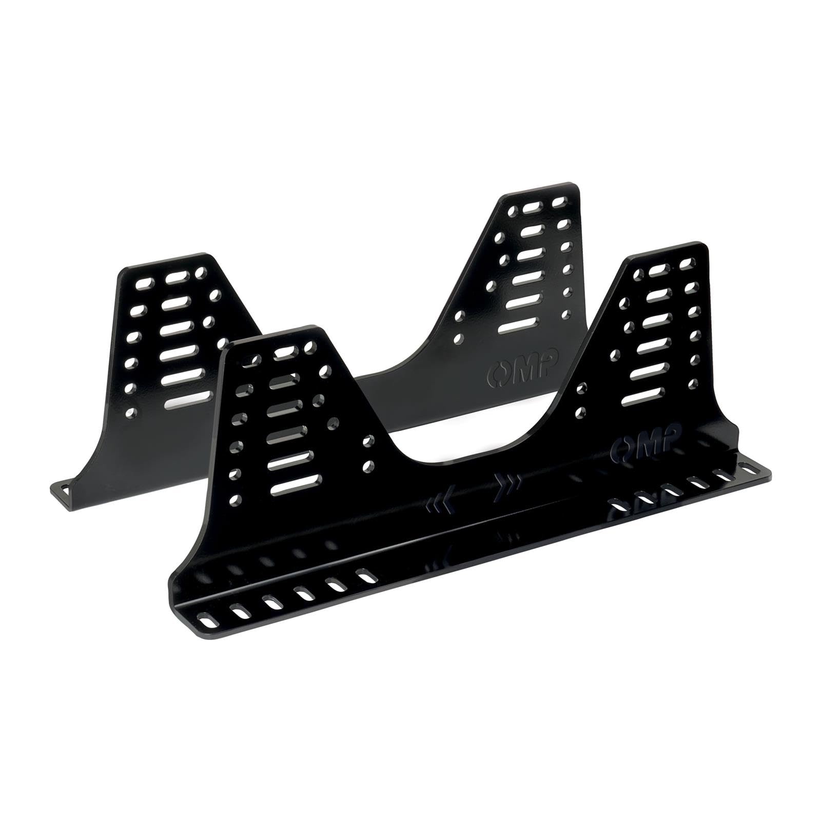 Part Synergy Replacement for Seat Bracket - Side Mount - FIA Approved - Tall - 36 Mounting Holes - Aluminum - Black Anodized - Universal - Kit Direct Fit