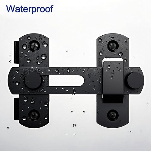 Miniatura 5 de Cerradura de puerta de granero de alta calidad cerradura de pestillo deslizante abatible de 180 grados con pestillo de puerta abatible y cerradura