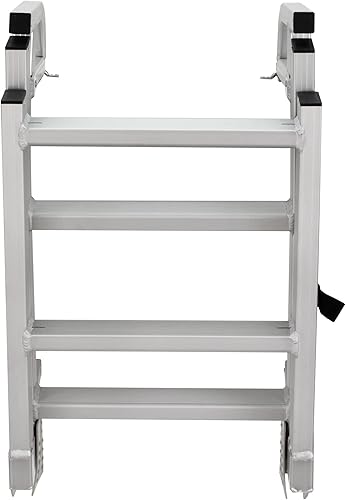 Miniatura 6 de RecPro Escalera plegable de aluminio de 4 escalones para embarque marina AL-C4