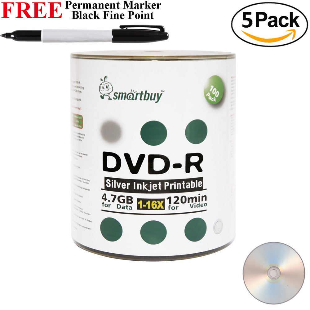 Amazon.co.jp: SmartBuy 500-disc 4.7 GB / 120min 16 x DVD - R