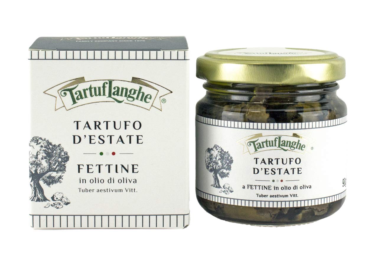TartufLanghe - Tartufo Nero Estivo a Fettine in Olio d'Oliva 90g