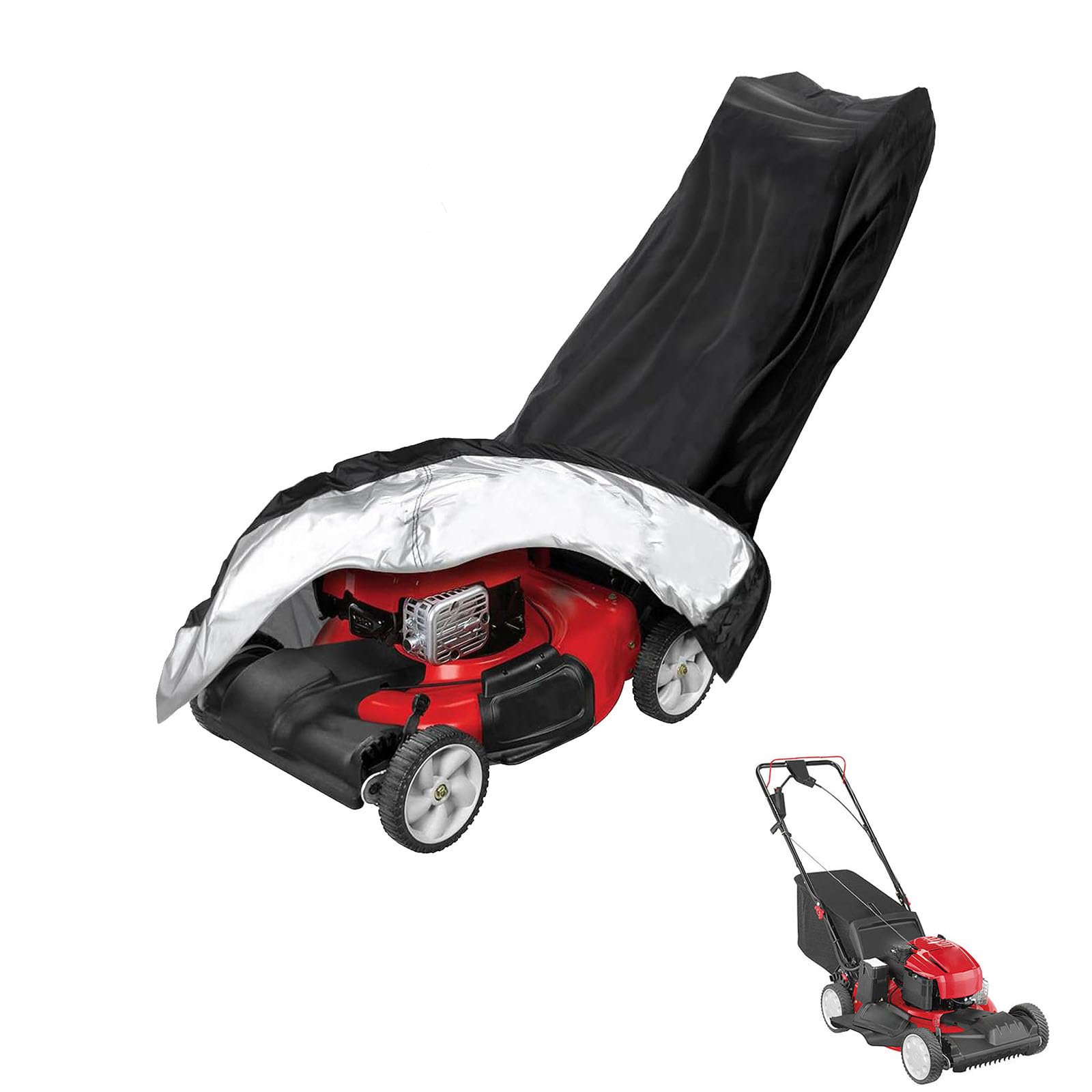 lawnmower cover Compatible with Troy-Bilt TB280 ES ,waterproof and sun,suitable for indoor and outdoor use all year round, comes with a storage bag