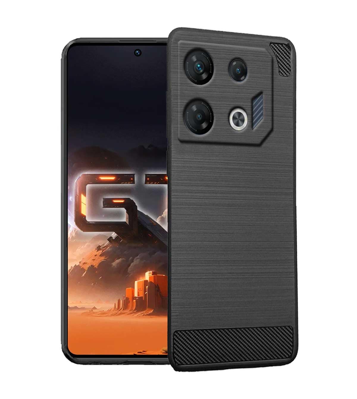 RRTBZ Soft Flexible Hybrid Armor Back Case Cover Compatible for Infinix GT 10 Pro (Hybrid Armor) (B0CFHGP3ZL) Amazon Price History, Amazon Price Tracker
