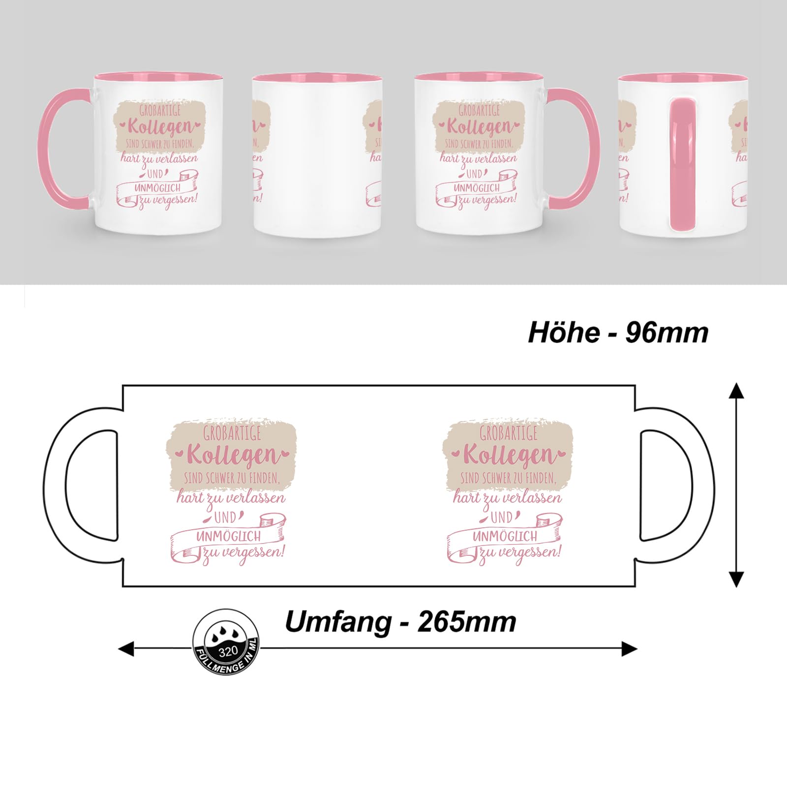 Regalo di addio per colleghi, tazza di cambio di lavoro, tazza di addio, regalo di addio ai colleghi, tazze da caffè personalizzate con scritta – La casualità ci ha reso colleghi, 320