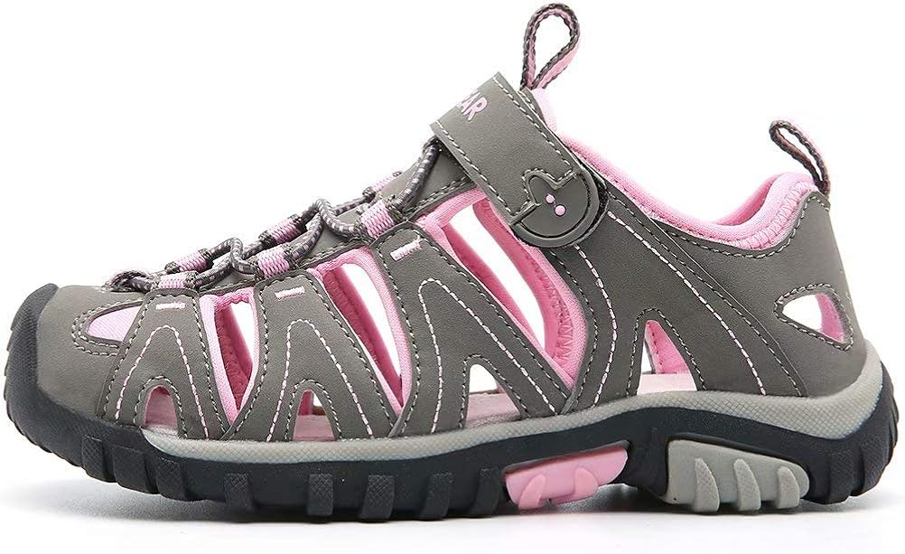  | HOBIBEAR Boys Girls Sport Water Sandals Closed-Toe Outdoor(Toddler/Little Kid/Big Kid) | Sandals